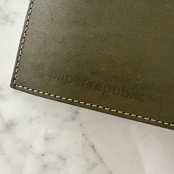 PAPER REPUBLIC Le Portfolio Olive Green A5 Size
** NEW condition - Picture 3 of 15